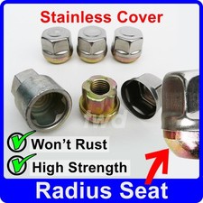 4 x ALUFELGEN SICHERUNGSMUTTERN FÜR LOTUS ELISE S1 (1995-01) ACHSBOLZEN M12X1,5 [J0t]