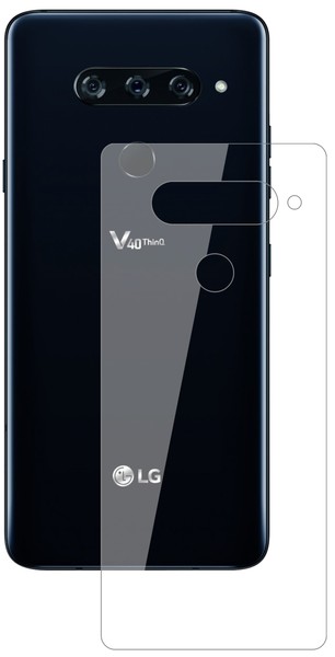 Schutzfolie FüR Lg V40 Thinq RüCkseite Anti-Shock Klar 9H Display Folie Dipos-image