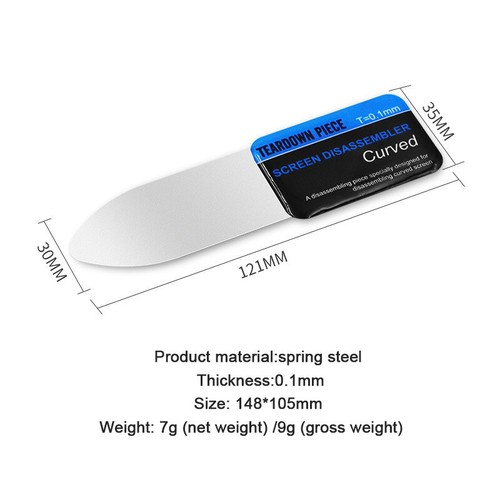 obile Phone Curved LCD Screen Spudger Opening Pry Card Tools Ultra Thin Flexi JW - Zdjęcie 3 z 6