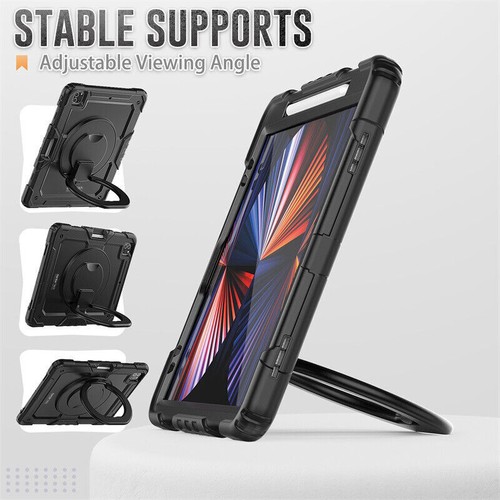 Case For iPad Pro 12.9'' 6th/5th/4th/3rd Gen 360 Rottating Armour stand Cover 22 - Picture 17 of 38
