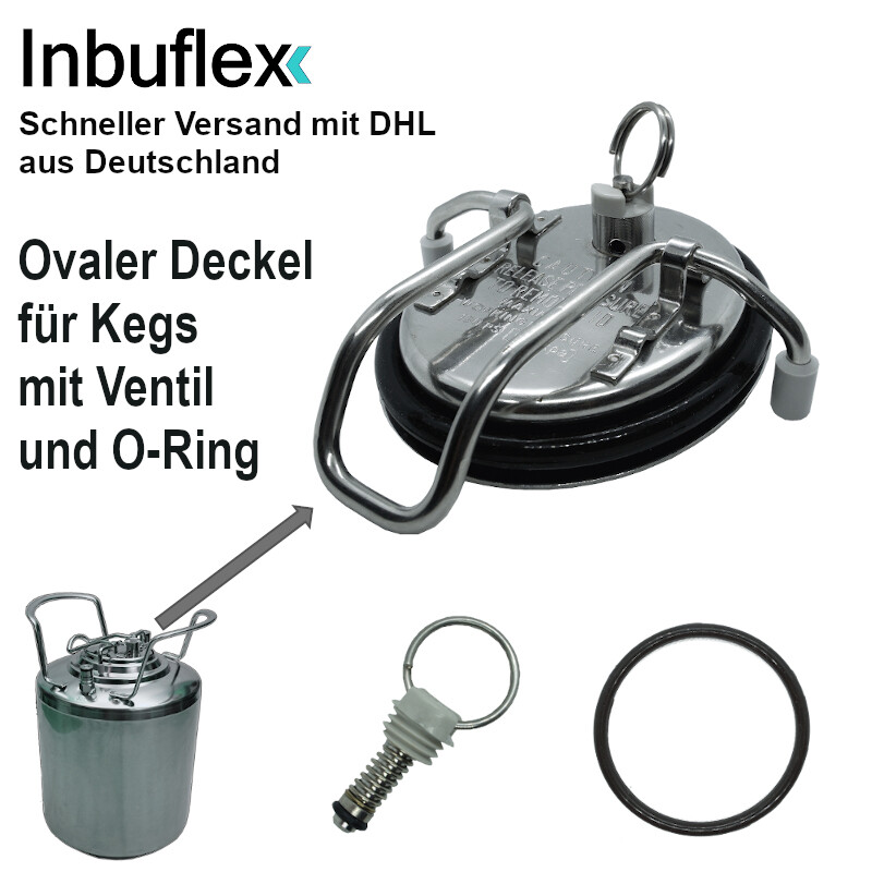 Deckel Entlüftungsventil Edelstahl Corny NC Keg Container Bierfass Bier