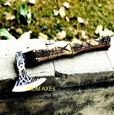 MDM Survival Camping Axe 24” with Sheath - Forged Carbon Steel Head with Special