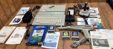 Atari XE System Bundle w/Blue Max Bug Hunt Fl...