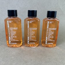 Lot of 3 - Peter Thomas Roth Anti-Aging Cleansing Gel - 2 fl.oz Each Travel Size