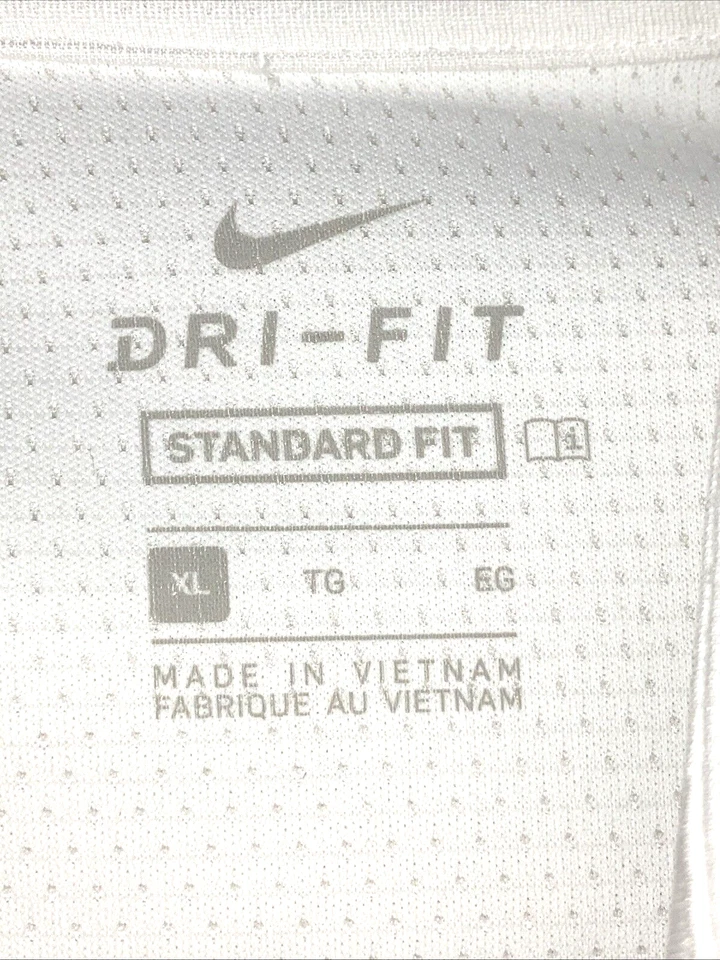 Nueva Chaqueta de Golf Nike XL 44x28 $128 Cremallera Completa Dri-Fit Blanco 4 Pkt Abrigo Deportivo Raro Foto 2 de 4