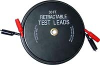 Lang 30-Foot Retractable Test Leads - 2 Electrical Testing Wires LNG-1137