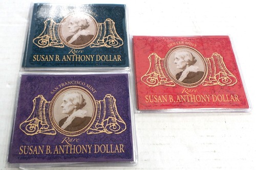 1979, 2-1980 susan b anthony dollars  denver mint 2-1980 coins 1 1979 coin