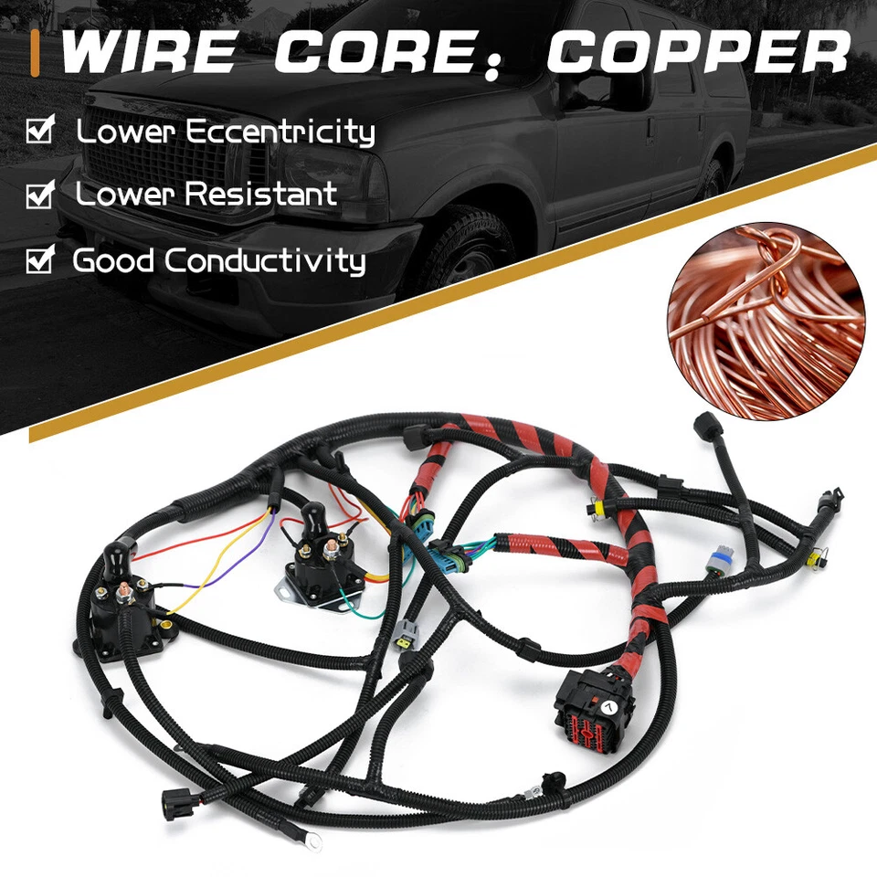 Engine Wiring Harness For 1999-2001 Ford F250 F350 Super Duty 7.3L Powerstroke - Image 4 of 4