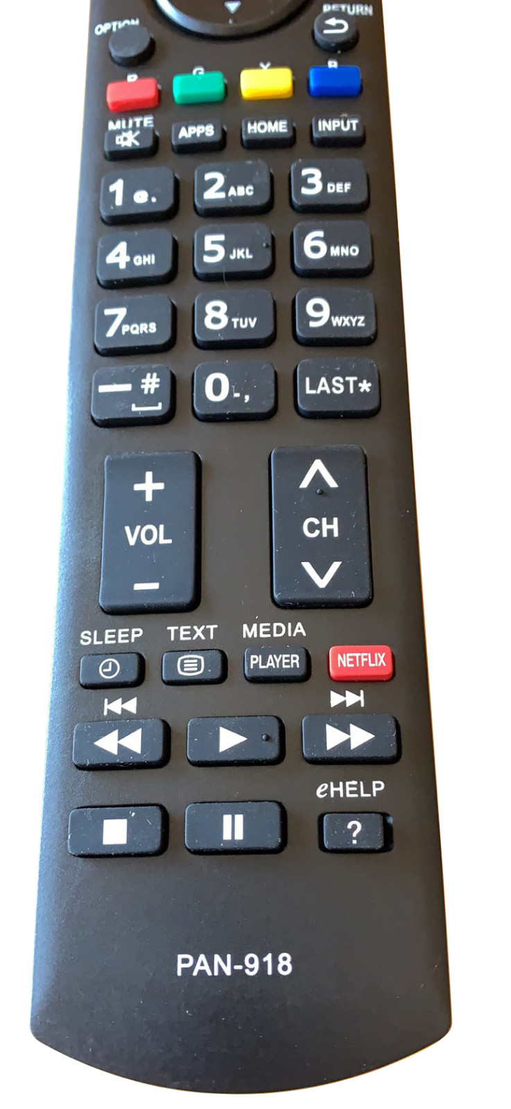 Universal Remote Control fit for most Panasonic TV  N2QAYB000705,  N2QAYB000926