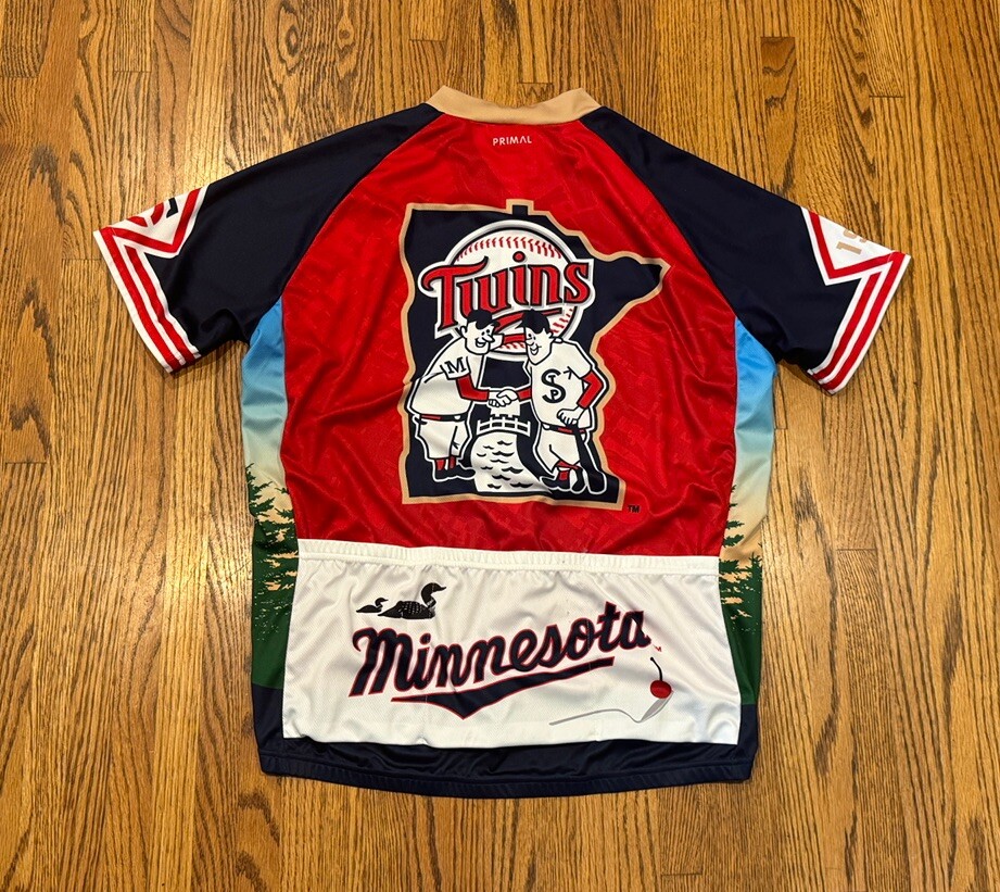 KTZ × Advantage cycle baseball shirt Minnesota Twins Primal Wear Sublimated MLB Baseball Bike