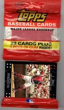 2007 TOPPS BASEBALL HANGER PACK 22 CARDS PER PACK 1 PIECE OF GUM-DAVID ROSS