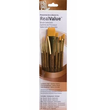 Princeton Brush Set 9143 7-Pc Gold Taklon