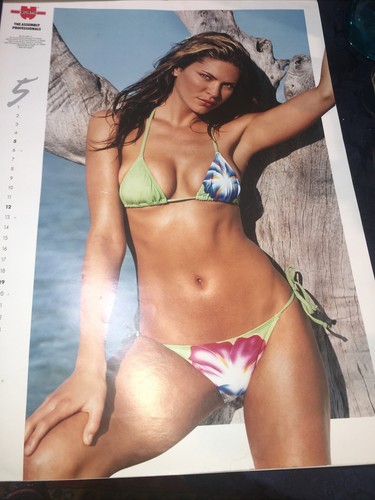 WURTH GIRLS 2002 Sexy Super Model Bikini Swimsuit Photo Wall Calendar Posters - Picture 6 of 9
