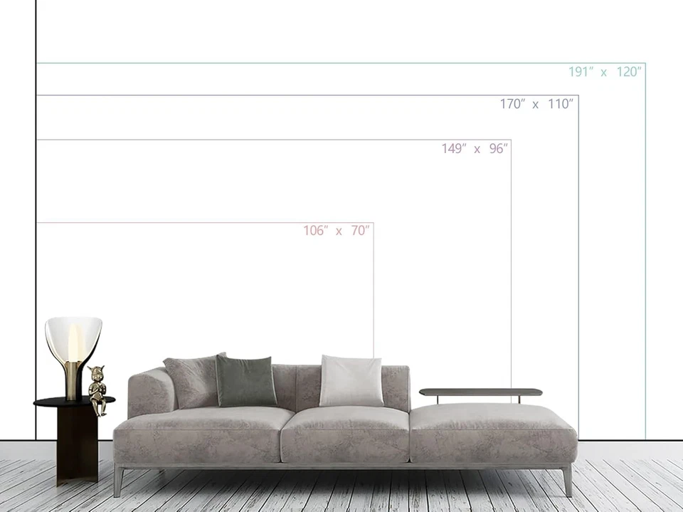 Роскошные обои фреска лес звездная ночь - 106 x 70 дюймов для потолка или стен - Изображение 4 из 4