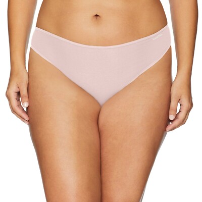 CALVIN KLEIN Womens Plus Size Stretch Cotton Bare Nude Hipster Bikini Panty NWT
