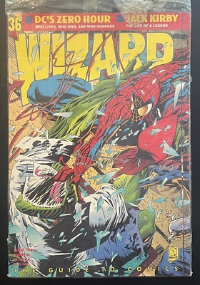 Wizard Comics Magazine #36 Sinster Six Cover by Joe Quesada Spider-man Lizard