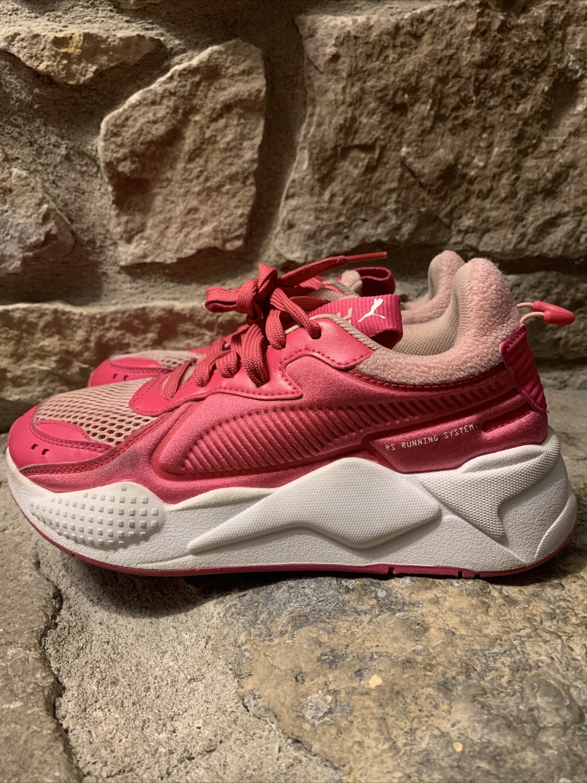 puma rsx red pink
