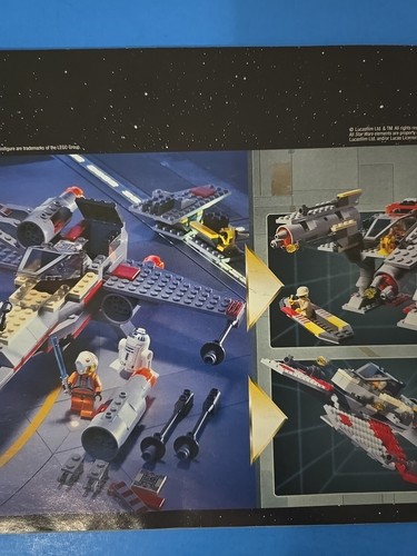 Lego System 7140 Star Wars X-Wing Fighter vintage 1999 solo manuale istruzioni - Foto 7 di 10