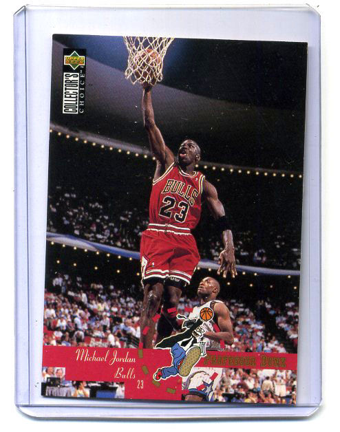 1995 UPPER DECK Michael Jordan Basketball UPPERDECK MJ#23 Card#195 (REF+4468)