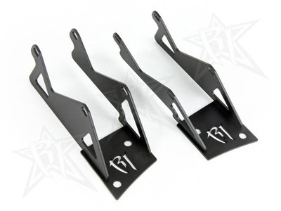 Rigid Industries Fits Jeep JK - Double A-Pillar Mount - Mounts 2 sets of Dually/