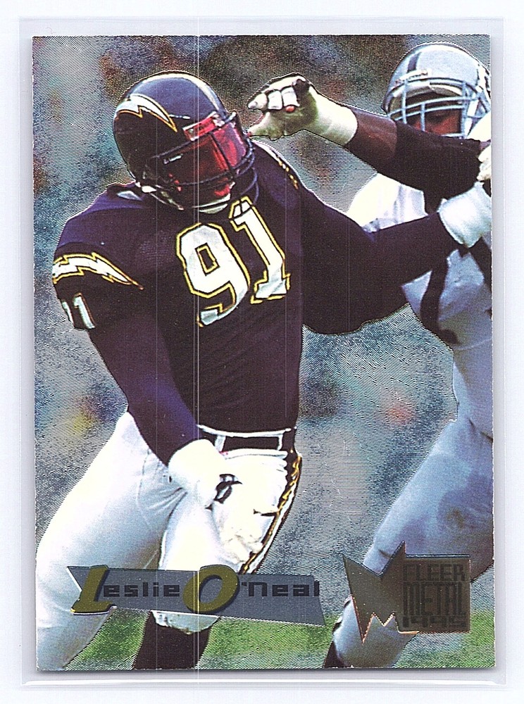 1995 Fleer Metal #168 Leslie O'Neal