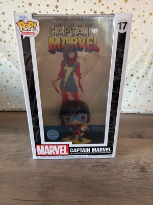 Funko Pop ! Comics Covers Marvel Captain Marvel Spécial Édition #17 Rare Neuf - Photo 1/2