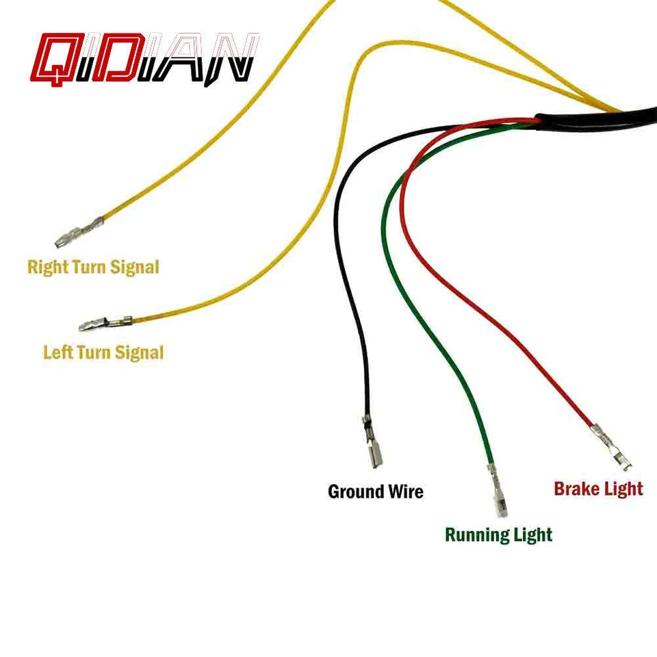 Motorcycle Integrated Tail Light Turn Signal Lamp For ZX6R ZX10R ZX4RR 2016-2025 Foto 4 de 4