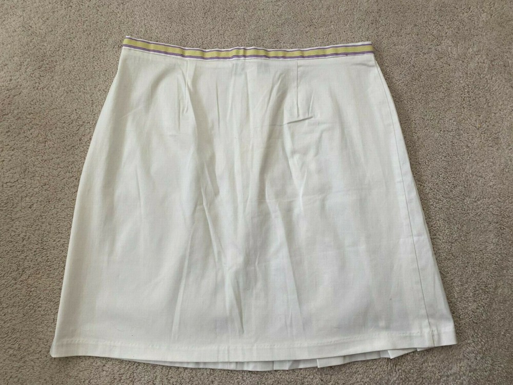 Central Park Womens Tennis Skirt White Athletic Skirt Made in Canada