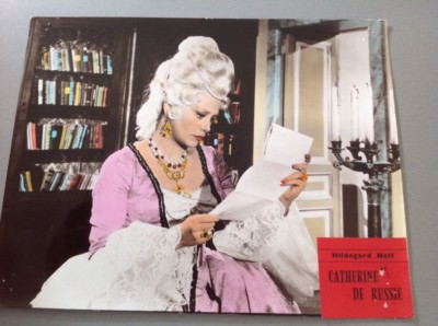 PHOTO D'EXPLOITATION (LOBBY CARD) : CATHERINE DE RUSSIE (Hildegarde NEFF)