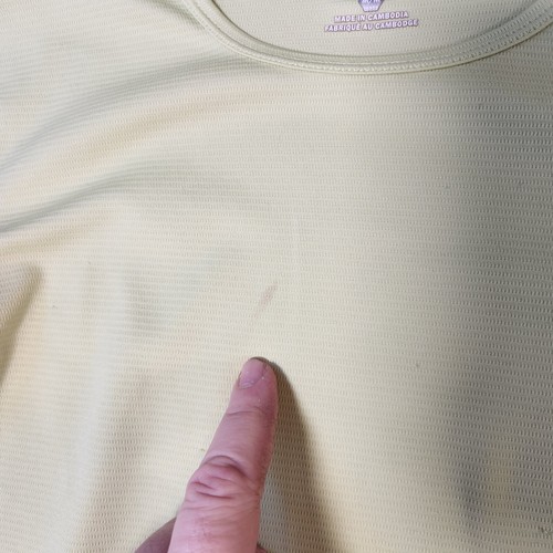 Mountain Hardwear Shirts Womens Medium Yellow Pink Hiking Gorpcore Lots Of 2 - Picture 5 of 16