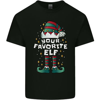 Deine Lieblingselfe lustig Weihnachten Xmas Herren Baumwolle T-Shirt Tee Top