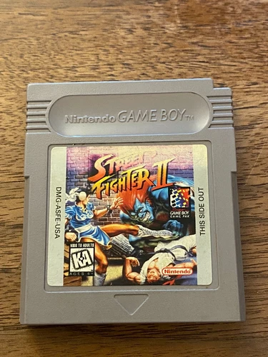 Street Fighter II: The World Warrior (Nintendo Game Boy, 1995) Advance GENUINE