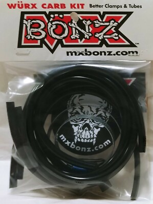 YAMAHA YZ250 1994-2022 YZ250X CARBURETOR VENT HOSES CLAMPS MX BONZ WURX CARB KIT