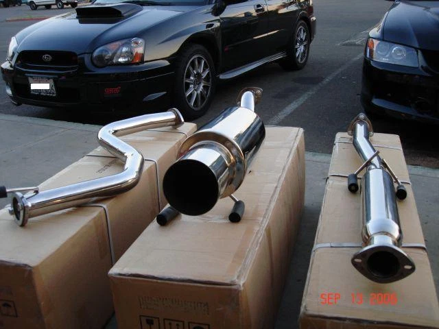 Silenciador Catback escape para Subaru Impreza WRX Turbo 02-05 - Imagem 2 de 2
