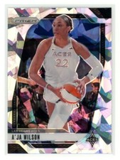 A'JA WILSON 2024 Panini Prizm WNBA Silver Ice Prizm #86