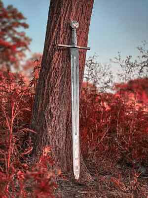 Handmade Hand Forged Carbon Steel Viking Sword, Battle Ready Medieval Sword