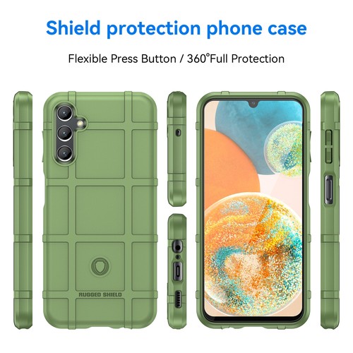 Rugged Shield Protection Case Phone Cover Back For iPhone Samsung OnePlus Google - Picture 2 of 14