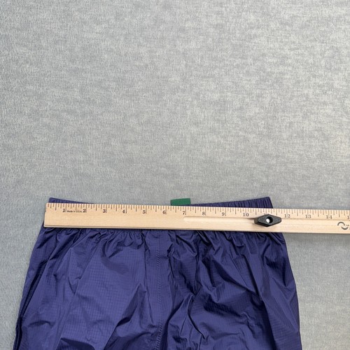 LL Bean Rain Pants Kids Youth 12 Blue Pull On Nylon Waterproof Taped Seam Hiking - Picture 7 of 9