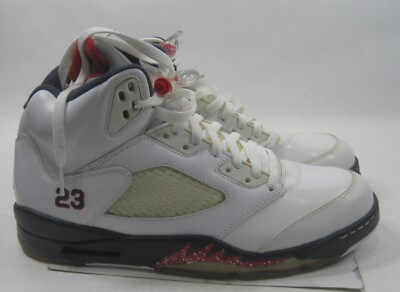 Jordan 5 Retro‎ Olympic 2011 Men\'s Size 13 Independence Day 136027-103 CLEAN! Jordan 5 Retro Olympic 2011 | eBay main image 4