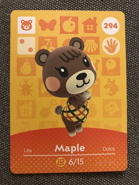 Maple Amiibo Card Authentic EBay