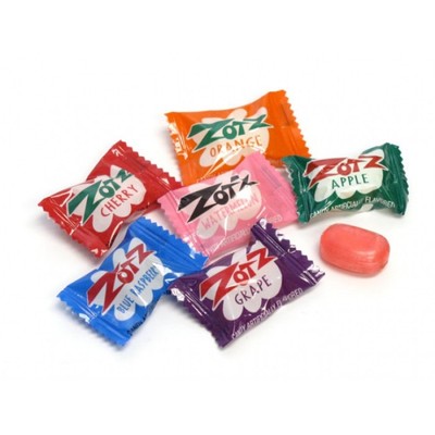 ZOTZ 1 LB POUND BULK BAG FIZZY CANDY 6 ASSORTED FLAVORS PARTY FAVORS ONE POUND