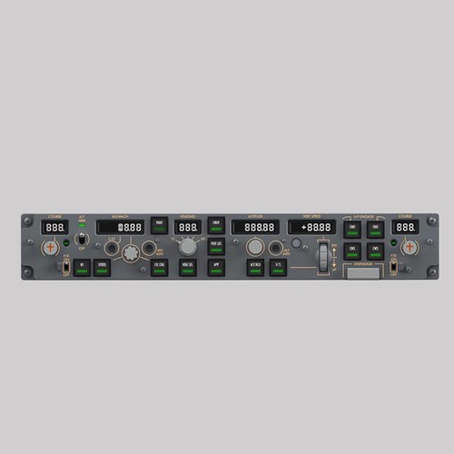 Panel de control Simplayer MCP Panel simulador de vuelo para videojuegos B737 NG/MAX - Imagen 9 de 9
