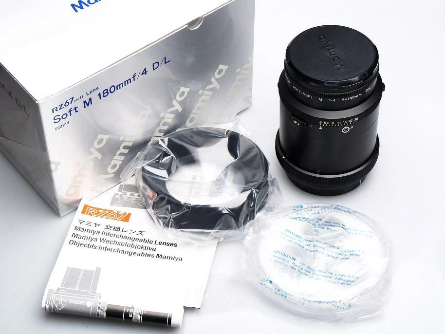 Mamiya RZ67 Pro II 180 mm 180mm f4 SF Soft M NEU / NEW