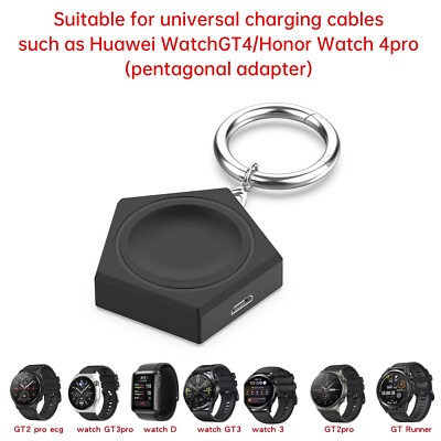 Charging Base Watch Charger Dock Stand Fit Huawei D2/Pro/GT5/GT4/4/Ultimate BLK