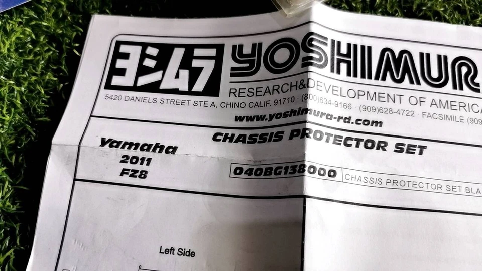 Protector de cuadro deslizante yoshimura para fazer1000 FZ1 2006-2012, FZ8 2011+ Foto 4 de 4