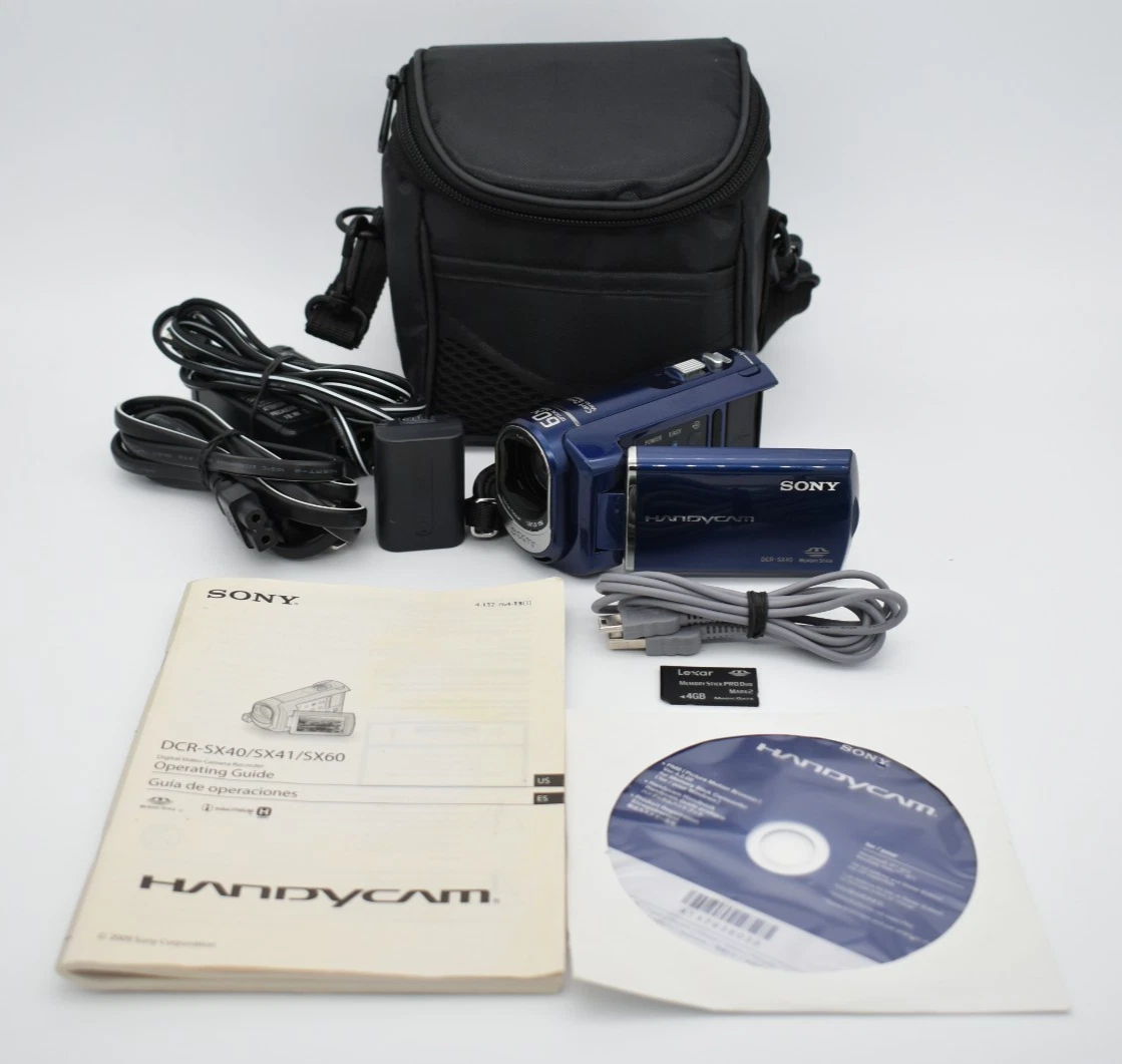 SONY Handycam 40倍ズーム ナイトショット Sony DVD HandyCam 40x Digital Zoom Camcorder Video Transfer (DCR