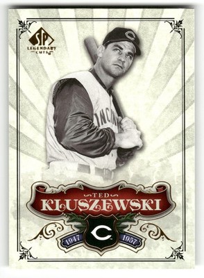 Ted Kluszewski 2006 SP Legendary Cuts Set-Break #74 Cincinnati Reds