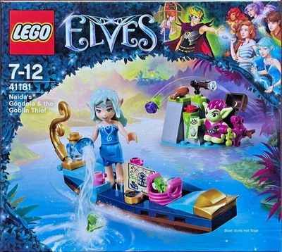 Lego Elves 41181 Naida's Gondola and The Goblin Thief - Lego New and Retired - image 1 of 4