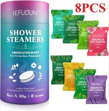 Body Restore Shower Steamers Aromatherapy Gift Set - Clarity 8 Pack Original NEW