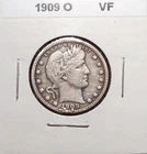 1909-O  BARBER QUARTER (SCARCE) - Very Fine Condition